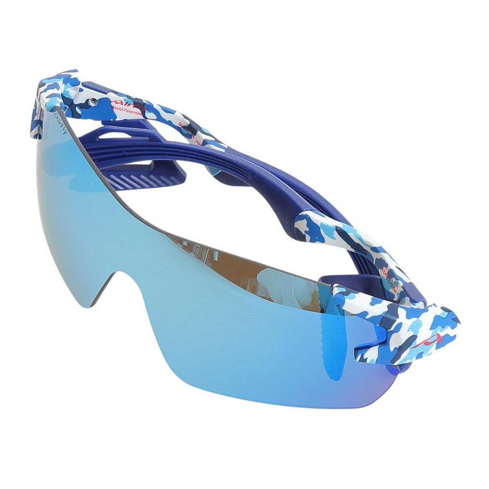 AirFly Sunglasses Blue Camouflage Mirror Free Size AF-301 C-4