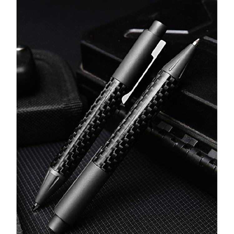 Clicks Type 0.5mm Medium Point Ball Pen Ballpoint Pen Smooth Writing Metal Oil Pen Office School Students Writing Gift