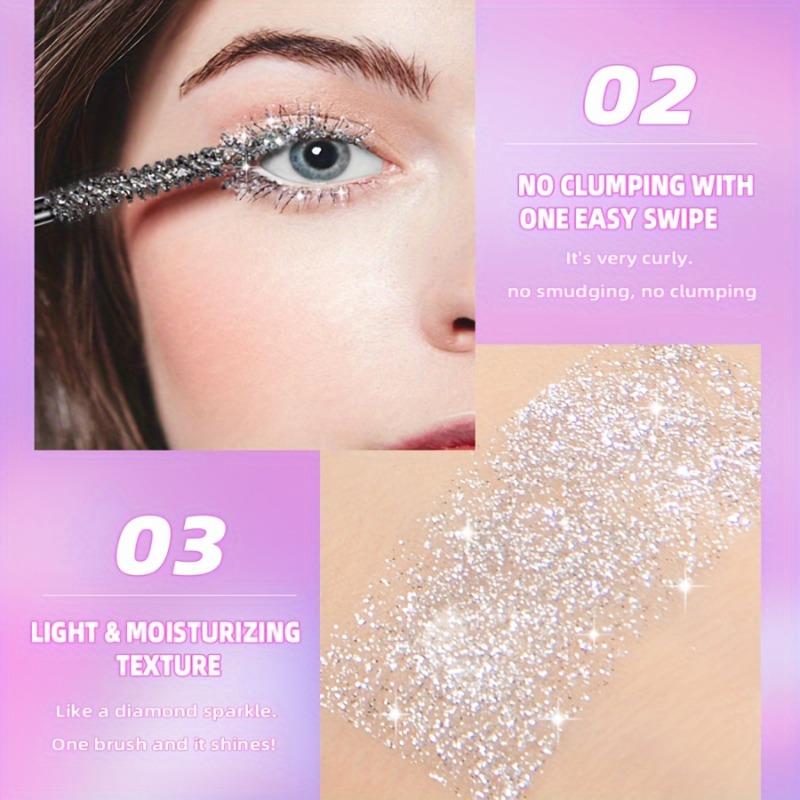 Glitter Mascara Sparkling Shimmer Lash Mascara for Party Makeup