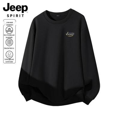 JEEP SPIRIT Men's Casual Crewneck Sweatshirt