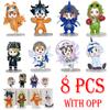 Monster Digital 8 piezas/juego Digimon Adventure Serie de Ropa para Muñecos Greymon/BlackWarGreymon Figura de Acción Adornos de Anime Modelo Juguete