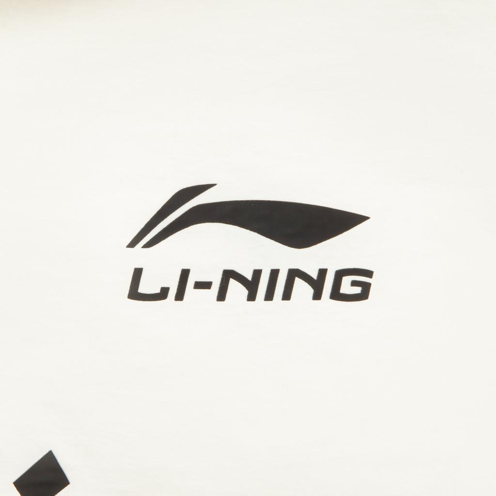 Li Ning Sports Lifestyle Series Casual Retro Color Block Stand Collar Zipper Windbreaker Unisex Outerwear Off-White AFDVE97-2