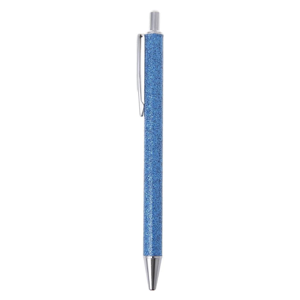 Luxury Bling Metal Ballpoint Pen 1.0mm Glitter Oil Flow Pens Office Supplies