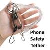 Spring Phone Telescopic Lanyard Pendant Phone Safety Tether  Phone Case Accessories