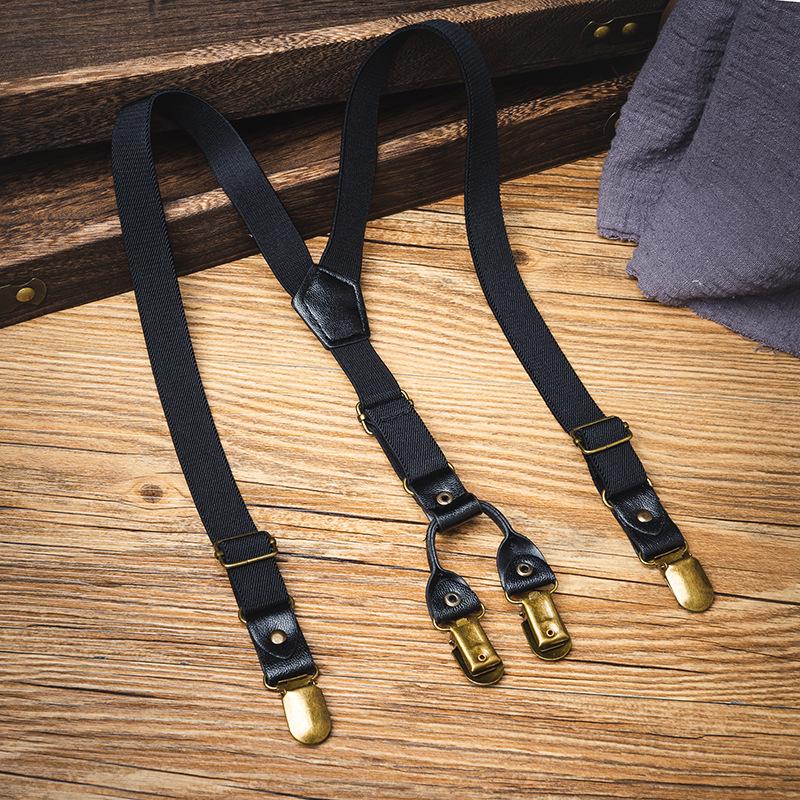 Trendy Unisex Kids Elastic Non-Slip Suspenders