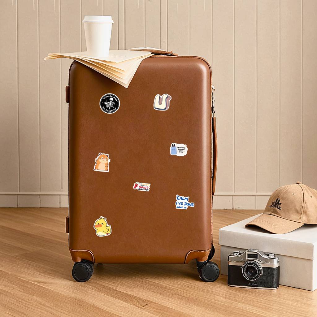 35pcs Humorous Cute Stickers Playful Animal DIY Stickers Stickers For Notebook Luggage Mobile Phone Cup DIY Phone Laptop