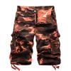 Men's Fashion Camouflage Multi-Pocket Pants Cotton Shorts Overalls Shorts