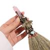 Natural Witch Broom Ornaments Rough Stone Broom Craft Crystal Column Point Stone Broom  Psychic