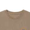 Vans Pattern Embroidered Casual Vacation Short Sleeve T-Shirt Unisex Tops Light-Brown VN0A7TR9YEH