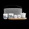 Qianli Jiangshan Portable Car Ceramic Tea Set