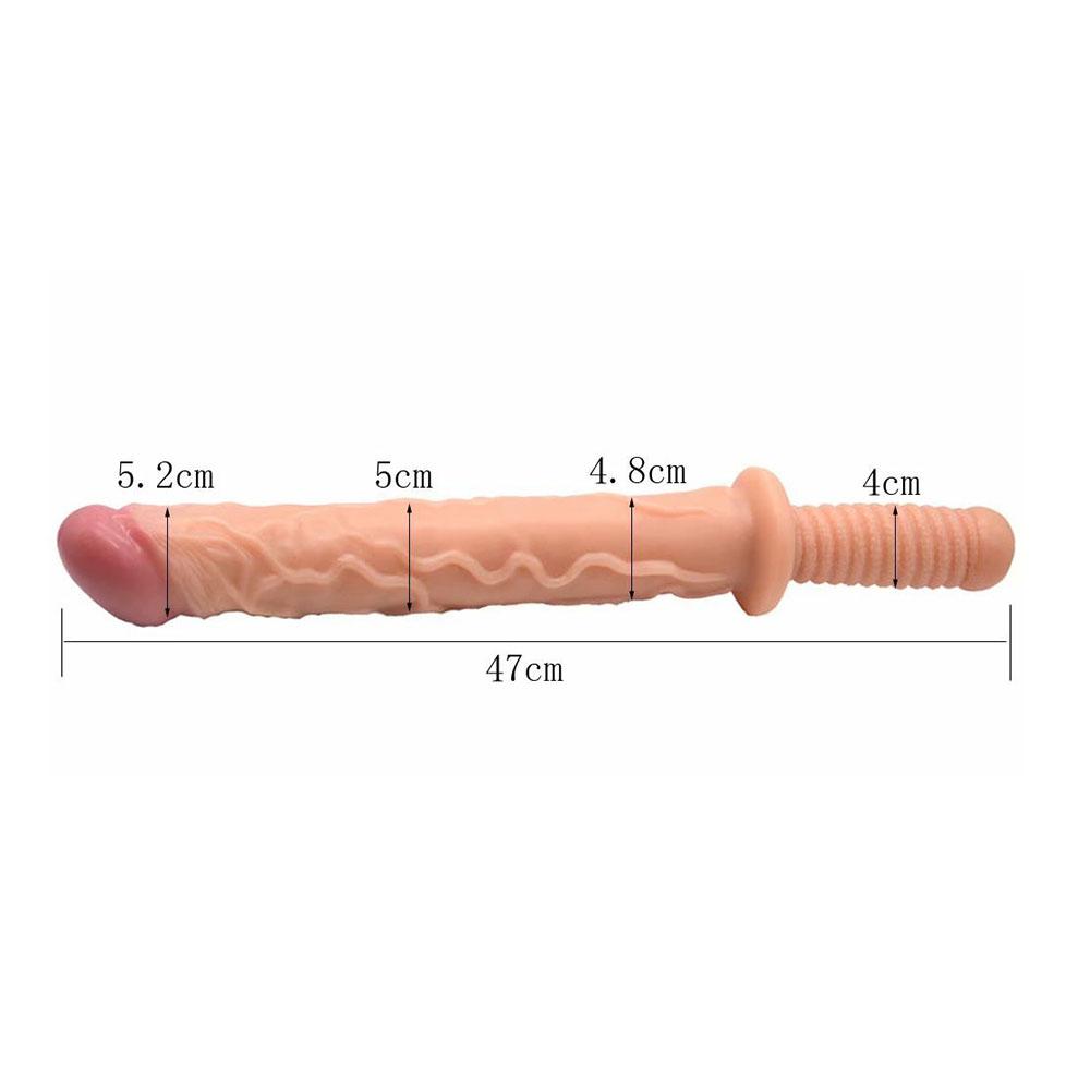 Bulky Dildo with Handle Dildo Long Masturbator Anal Plug Adult Sex Toys  Realistic Penis Monster Dick BDSM Fisting