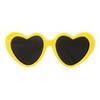 Herz Sonnenbrille Gelb (26021368)