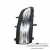 2010- Lexus LX570 GX460 RH Passenger Mirror Turn Signal Lamp Light Assembly | Clear Lens | Black Housing | LED | 3 Years Manufacturer Warranty