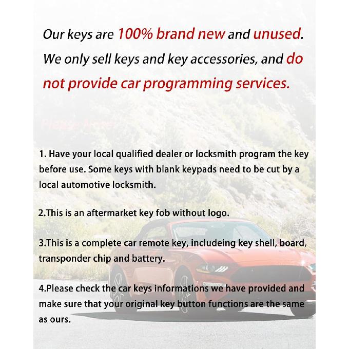 Key Fob Replacement Fits for 2012-2016 Volkswagen Beetle Passat/ 2011-2016 CC Eos Golf GTI Jetta Tiguan Touareg Keyless Entry Remote Control