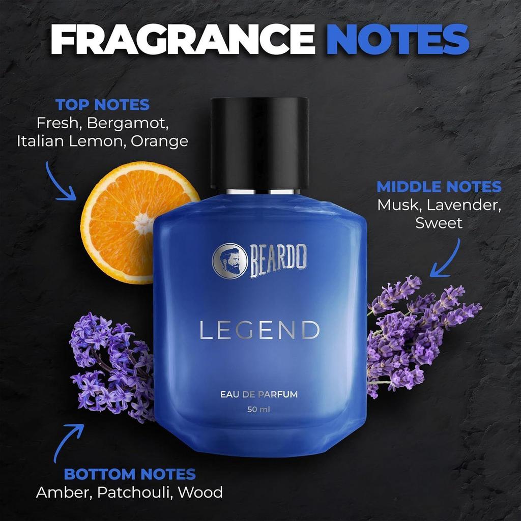 BEARDO Thug Life Edp Combo Don, Whiskey Smoke Bourbon, Mariner & Legend Perfume for Men (50mlx4)