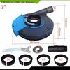 5-Inch Dust Shroud for 125/180/230 Angle Grinder, Concrete Stone Dust-Free Grinding Cover