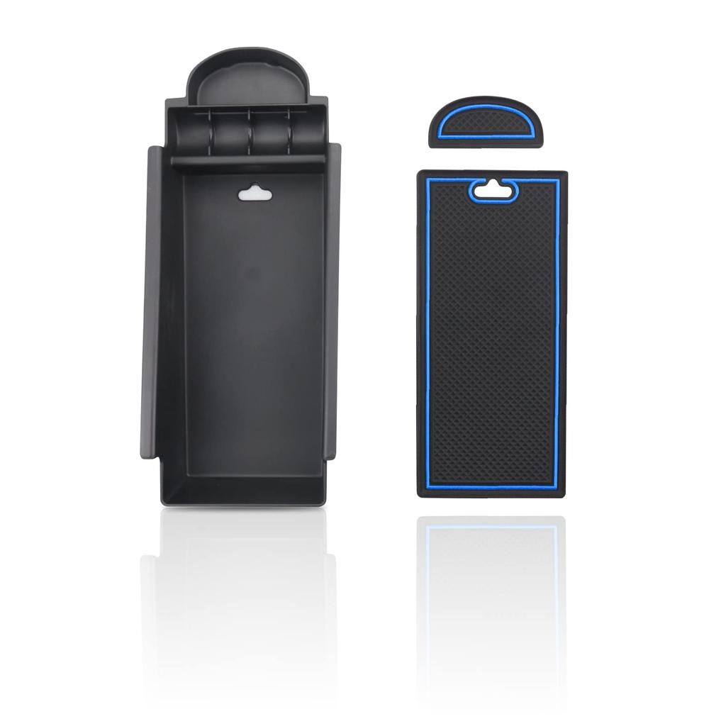 SKTU Toyota Aqua 2nd Generation Car Console Box Storage Tray with Rubber Mat Small Item Storage Coin Case Easy To Install Custom Parts Aqua Exclusive