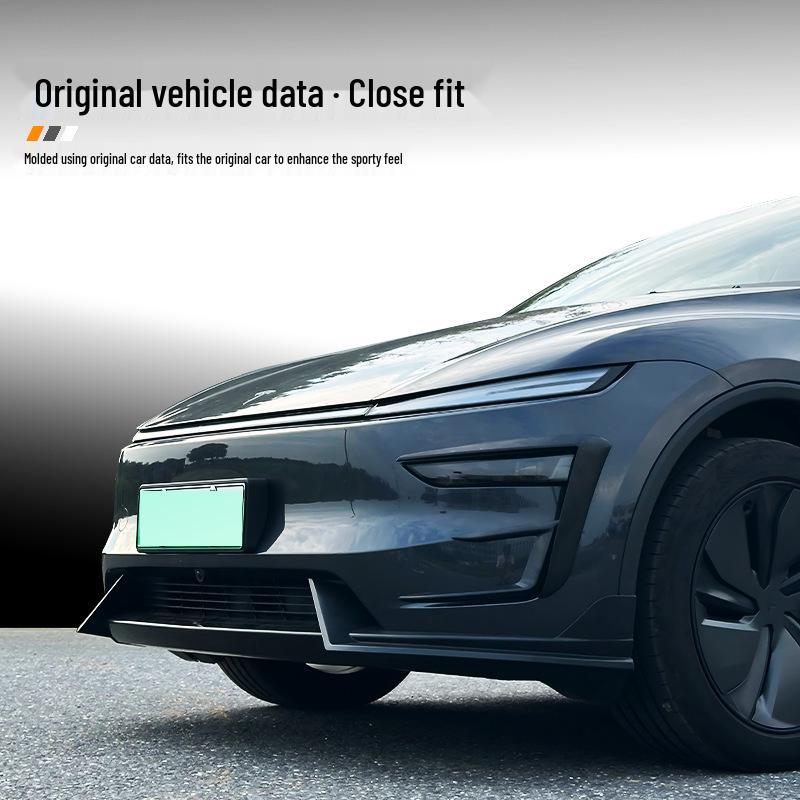 Deflector de vânt pentru bara de protecție față și Spoiler sprânceană far pentru Tesla Model Y Facelift 2025+
