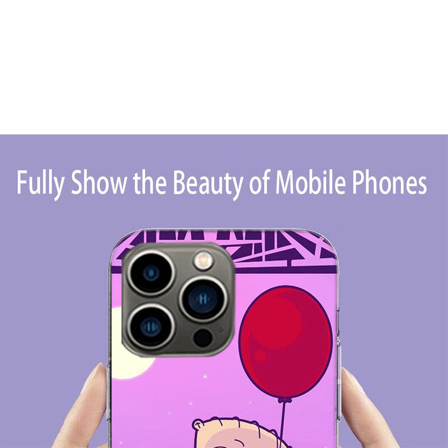 F-Family Funny Guy Phone Case For Iphone 17 Air 15 Pro 14 Plus 16 Pro Max 17E 16E 12 13 Mini 11 Cover Cute Fundas