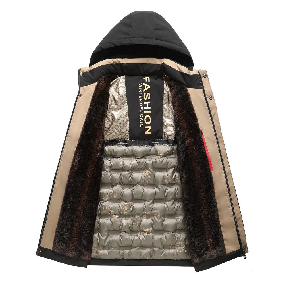 Winter Outdoor Freizeit Angeln Winddicht Warm Parker Baumwolljacke für Herren Bequeme Vielseitige Wattierte Jacke