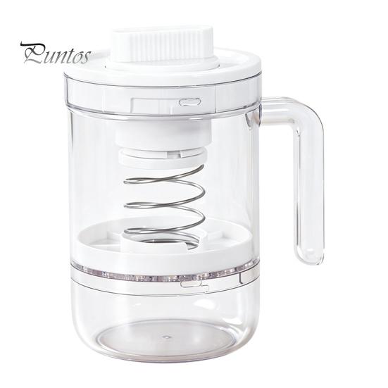 Manual Yogurt Press Greek Strainer, Spiral Pressing Structure Making Kit, Effective Separation Maker of Whey Presser, Thick Creamy for Home