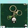 Adorable Cartoon Panda Keychain Metal Tag Ideal For Birthdays And Parties