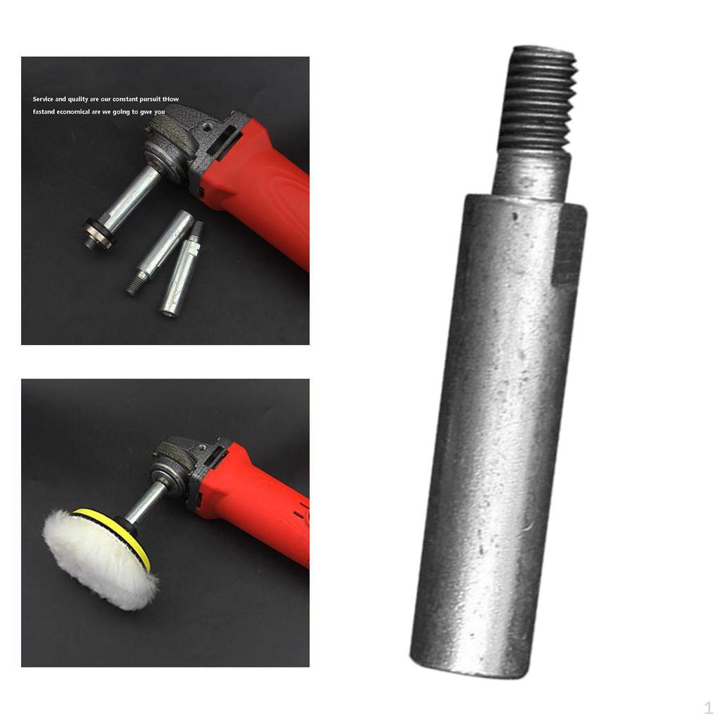 80mm Angle Extension 4Pcs Nut Polishing Machine Tool M10 Thread Rotary Polisher Shaft