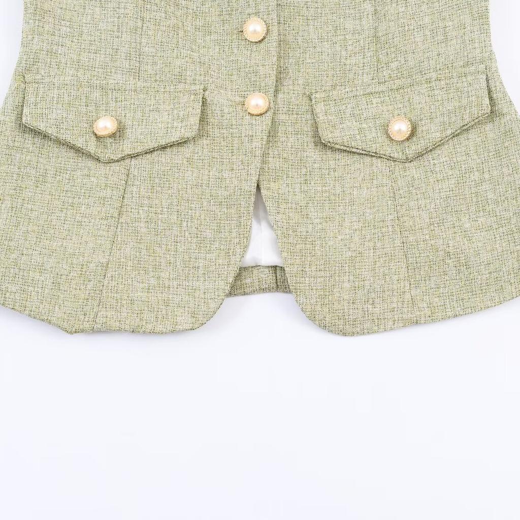 European and American style, new women's clothing, fashionable, casual and versatile, temperament small fragrant style blazer