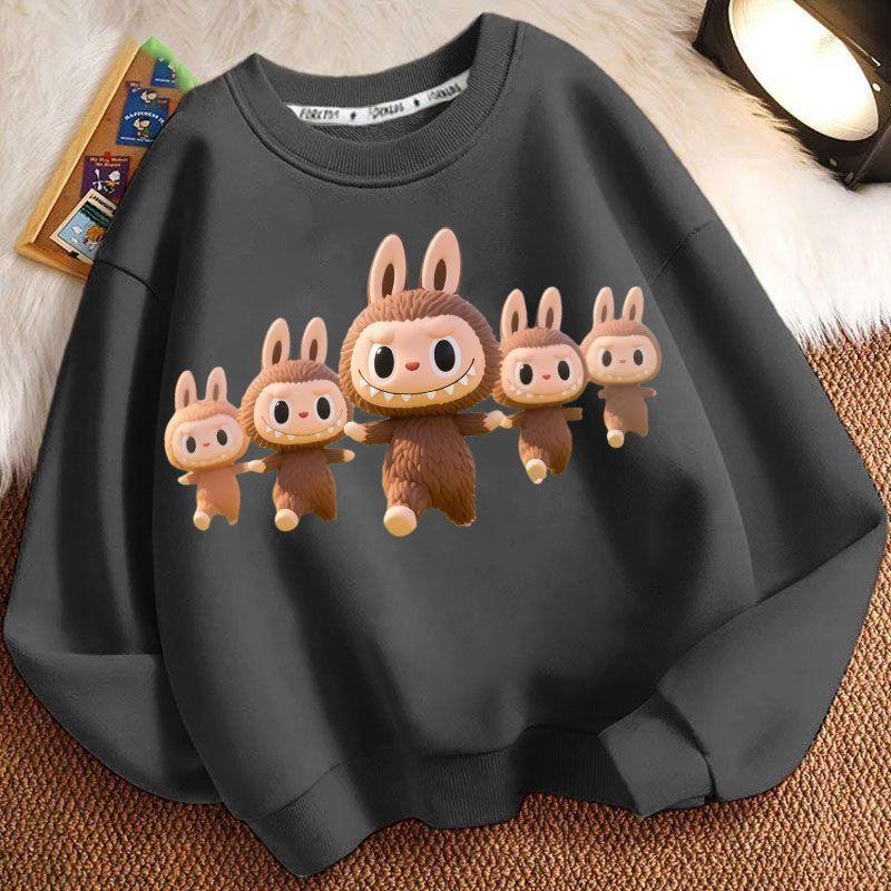Children's Casual Round-neck Sweatshirt, Fashionable Long-sleeved Sweatshirt for Boys and Girls In Spring and Autumn