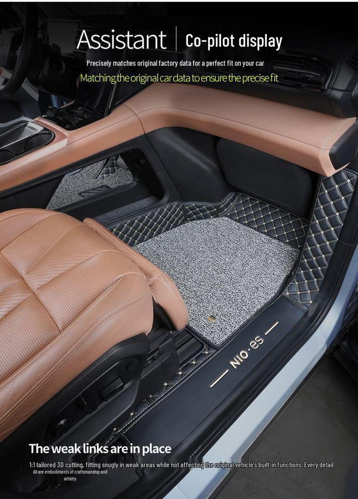 Nio ES8 Floor Mats Kit for 2018-2026 Models, 6/7-Seater