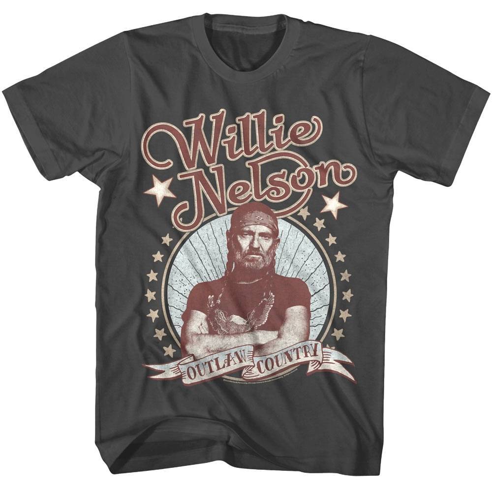 Willie Nelson Outlaw Country Star Men T Shirt XXL