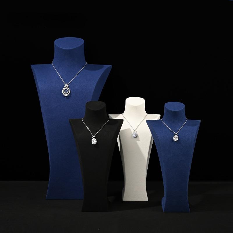 Premium Jewelry Display Stand Luxury Necklace Pendant Bust Counter Showcase Props