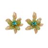 Hot-selling handmade flower bud earrings fashionable and elegant versatile stud earrings high-end earrings women