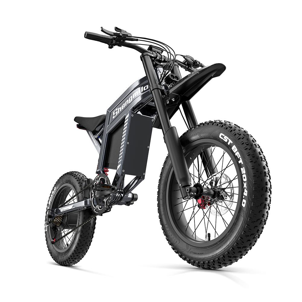Shengmilo S900 All-Terrain Electic Bicycle For Adult 60V30AH Battery 1500W Motor 20 Inch Off-Road Tires Mountian E- Bike