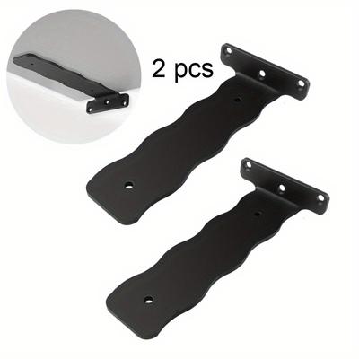 2pcs L Bracket for Shelves Heavy Duty Thickened and Widen Hidden Brace Joint Angle Brackets