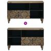 TV Cabinet Brown 80 x 33 x 46 cm Solid Mango Wood