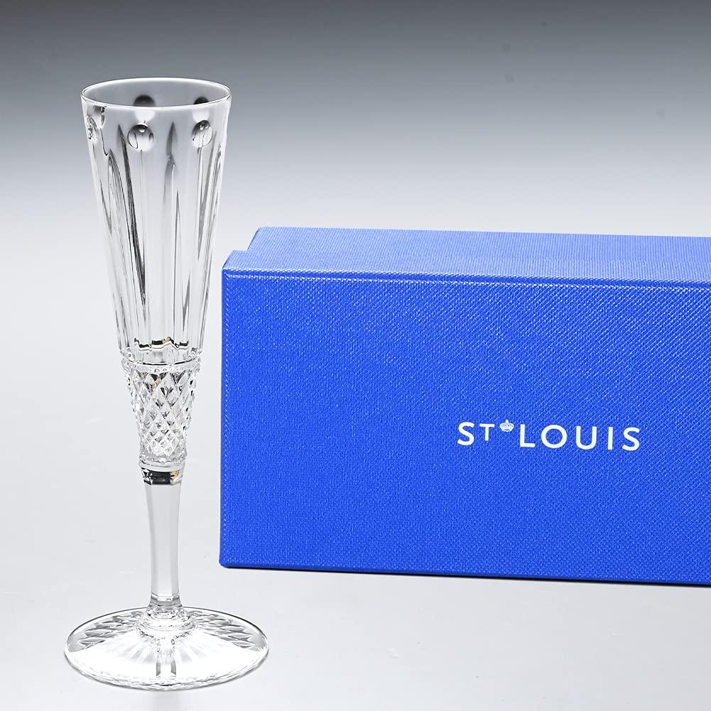 Saint Louis Tommy Glass Vodka Glass Flute, 60ml, Crystal, 12435600 [Parallel Import]