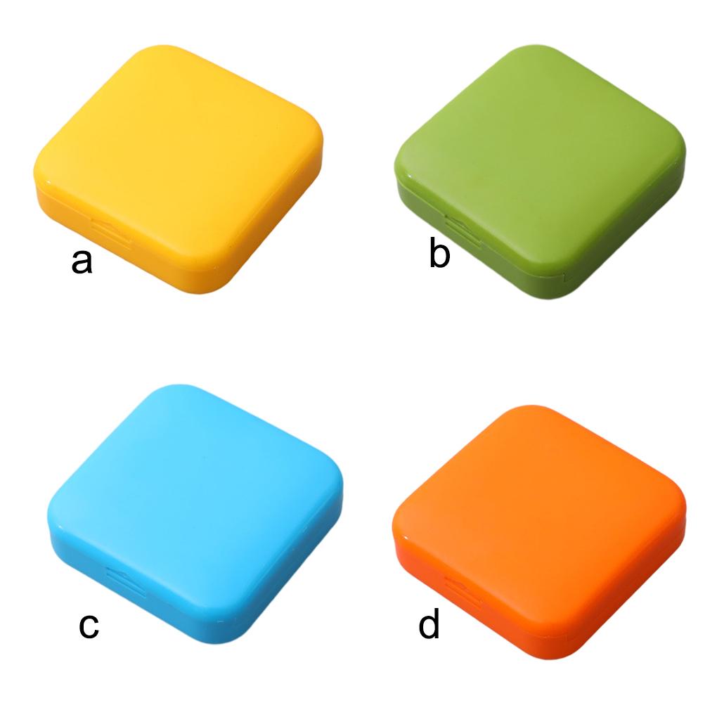 Pill Case 2 Grids Dust Proof Daily Pills Organizer Box Portable Container Dispenser Office Gym Accessories for Handbag