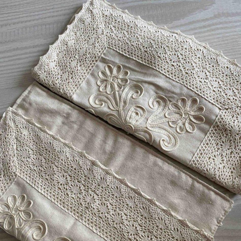 2 Stück handgefertigte authentische Kissenbezüge aus Baumwolle