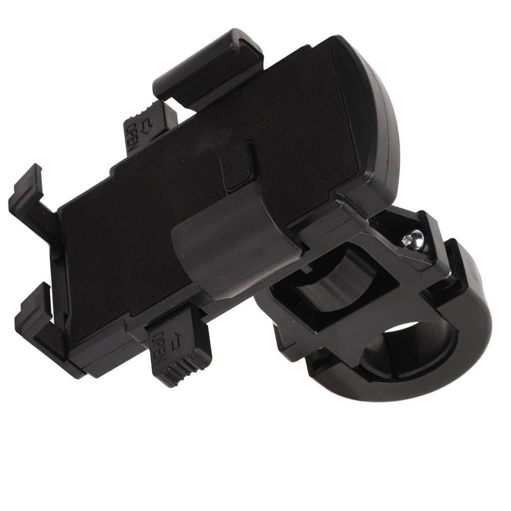 Motorcycle Phone Mount Quick Install Silicone Pad Handlebar Clamp for 4.7‑6.7in Cell Phone