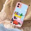 Cute Cartoon Barbapapa Phone Case For iPhone 16 15 14 Plus 15 13 12 11 Pro Max X XS MAX Matte Cover