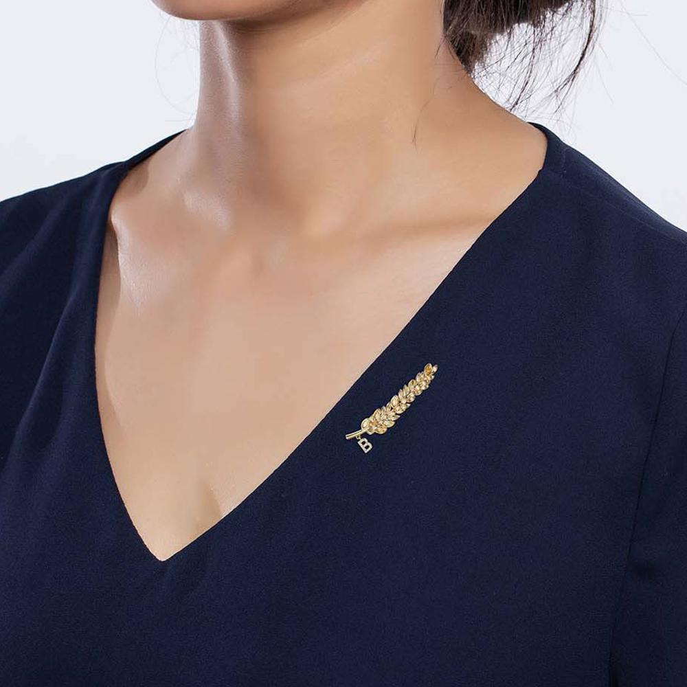 Senior Brooches Flower Leaf Brooch Pins for Women Suit Pendant  Fashion Brooches Jewelry