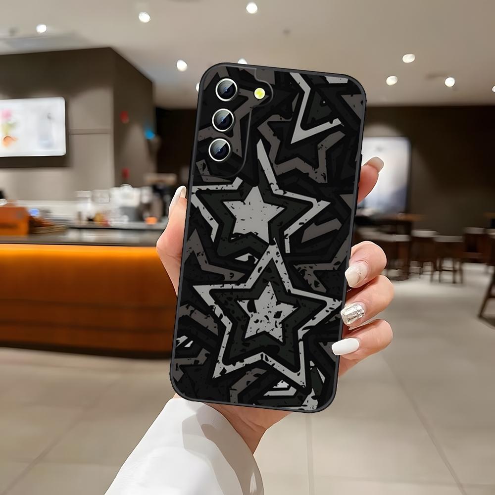 Fashion INS Stars Phone Case For S25 Samsung S26 S24 Ultra S22 S23 S20 Fe S21 Plus A54 A34 A16 A53 Back Cover