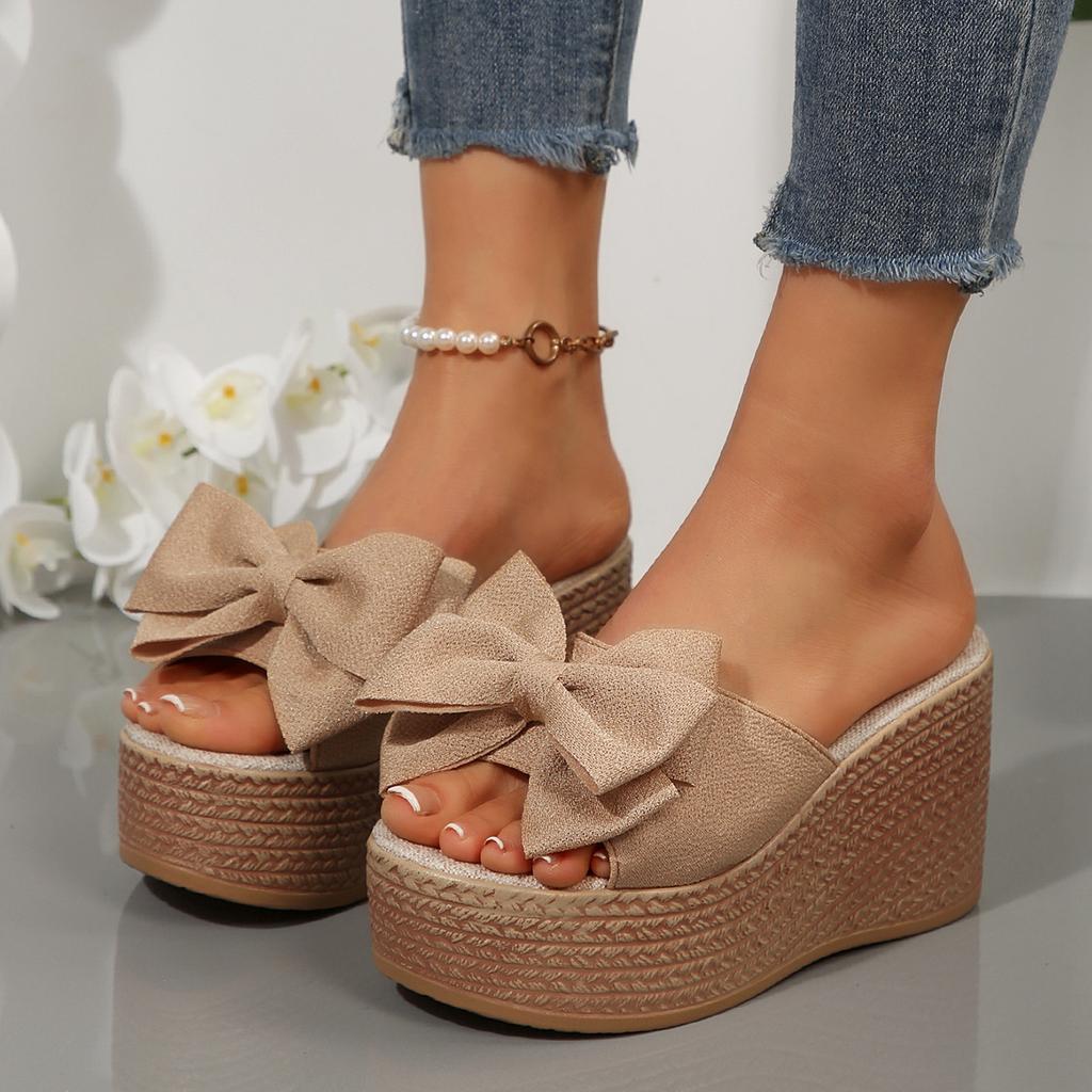 Ciabatte con plateau taglia grande scarpe da donna estate nuove piattaforma impermeabile tavolo con ciabatte scarpe da donna