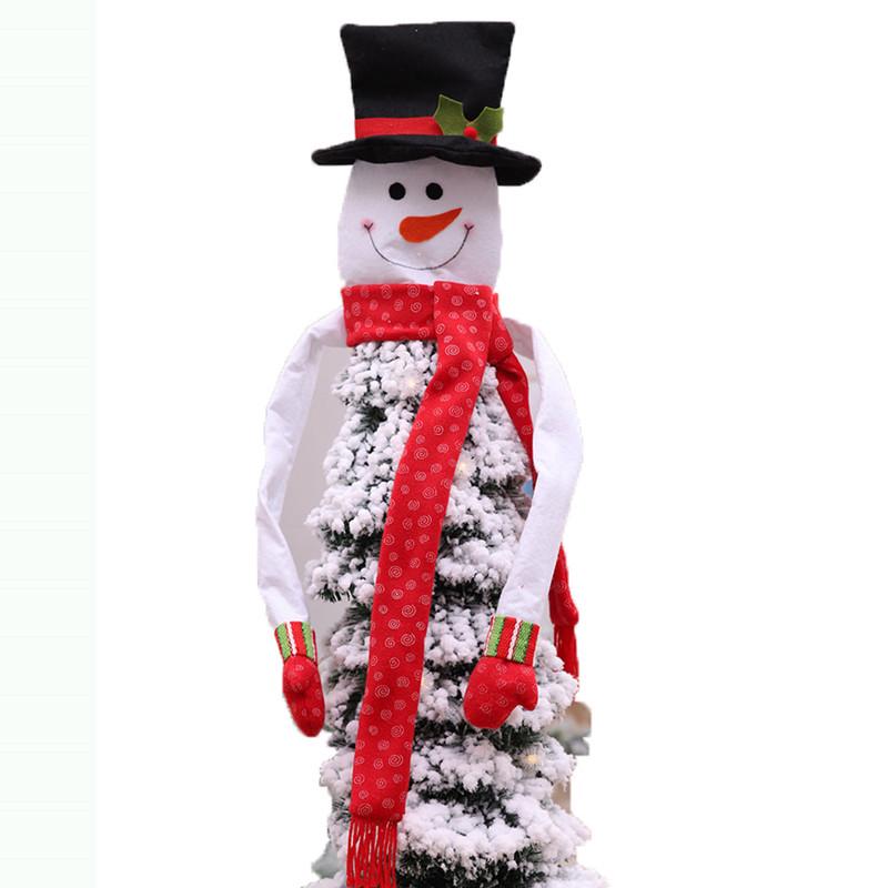 Christmas Tree Ornaments & Topper: Santa Claus Hat & Star Decoration