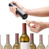 Abridor de botellas de vino eléctrico con cortador de papel de aluminio, botón de un clic, sacacorchos de vino automático reutilizable