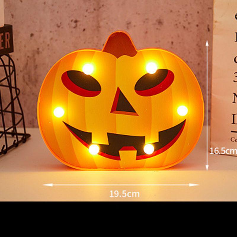 Festive Halloween Led Lights Lantern With Safe Low Voltage Bat Skull Pumpkin And Spider Patterns