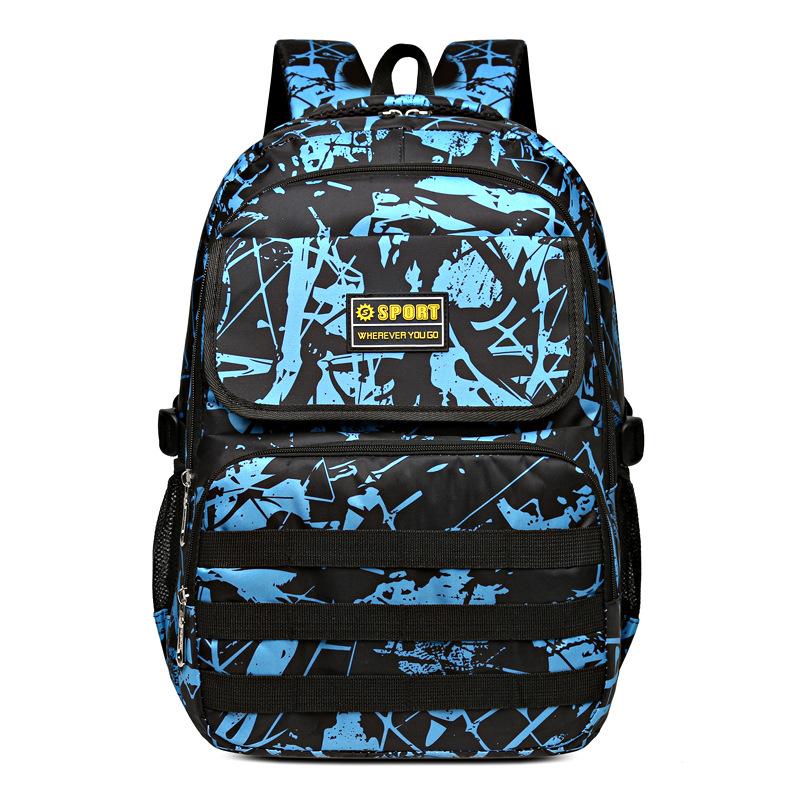 Backpack Simple Casual Travel Bag Student Backpack Large Capacity Multi-compartment Waterproof Backpack