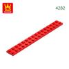 High-Quality 22Pcs/lot 4282 Thin Blocks Plate 2x16 Base Plate Works With featuring Block Moc Colour City Accessories Parts