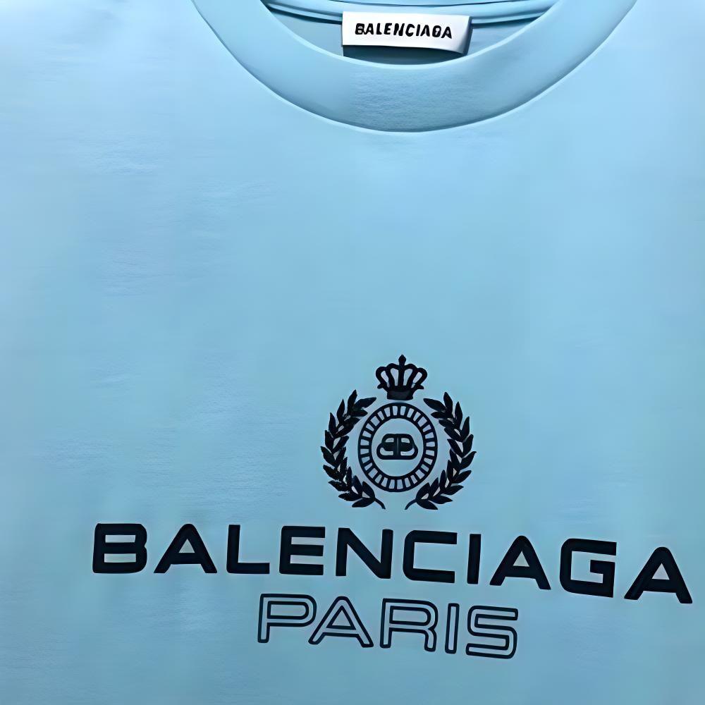 Balenciaga SS21 T Shirt Women's Blue 594599TGV601468